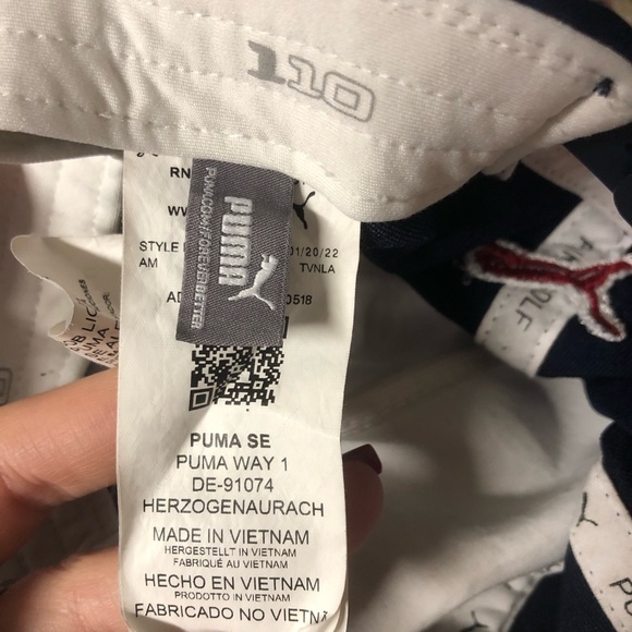 Puma red white blue cap hat osfa adjustable back collector July 4th - Picture 7 of 8